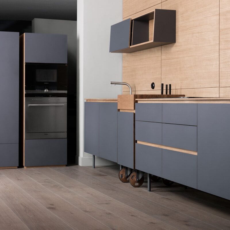 freestanding kitchen triple module