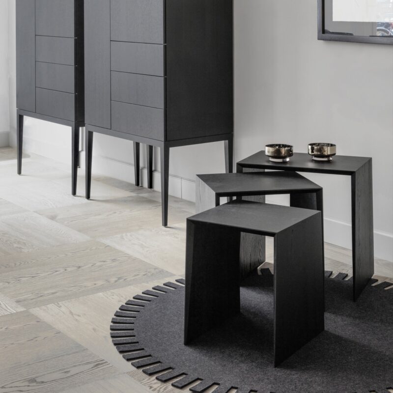 three piece nesting table